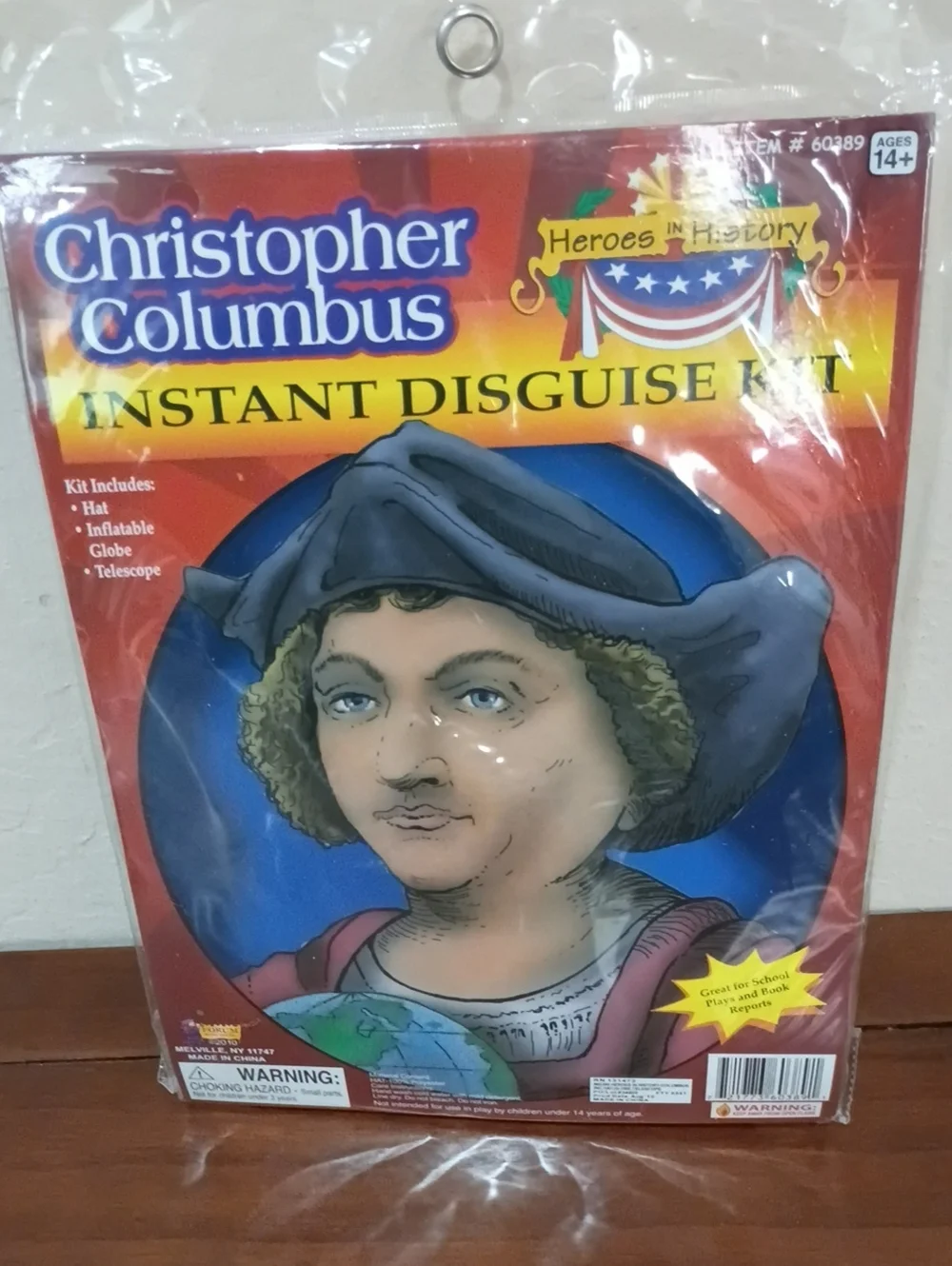 Christopher Columbus Halloween Instant Disguise - New!